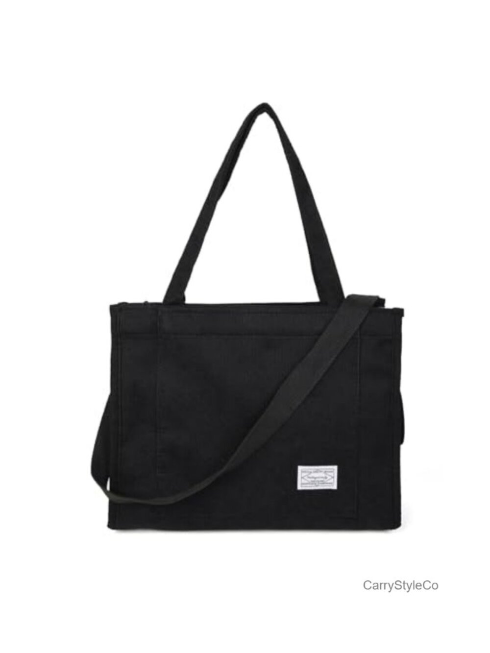 Corduroy Tote Bag Crossbody Shoulder Handbag Adjustable Strap Large Capacity